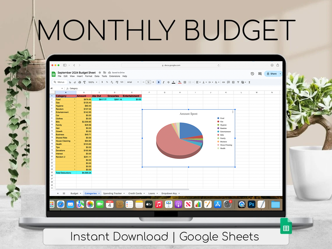 Spending Tracker/Budget Sheet